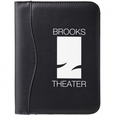 Logo trade promotional products image of: Ebony A5 portfolio